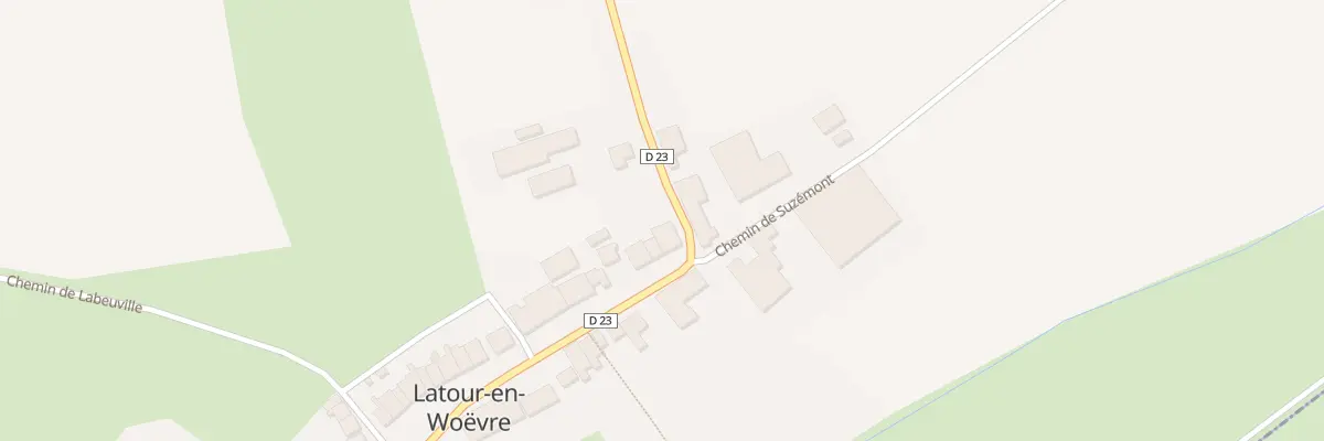 Plan du 25 Rue Principale à Latour-en-Woëvre