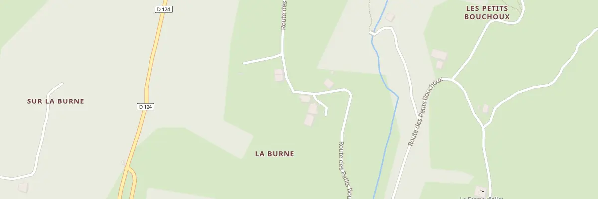 Plan du 5121A La Burne aux Bouchoux
