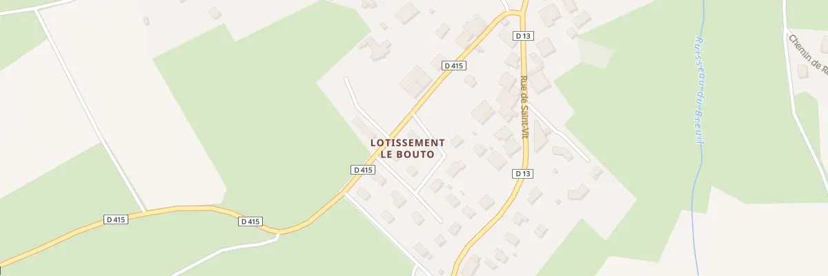 Plan du 15 Lot Le Bouto à Lavernay