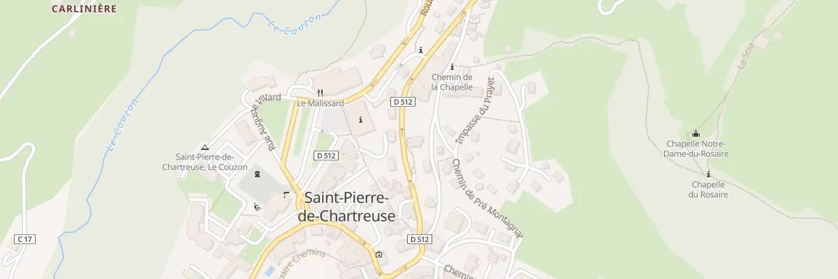Plan du 72 Rte du Col du Cucheron à Saint-Pierre-de-Chartreuse