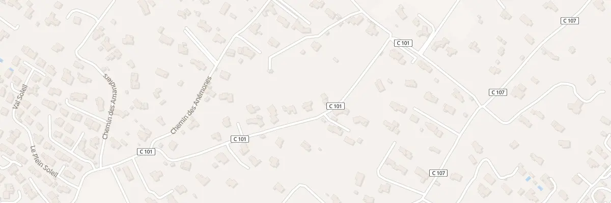 Plan du 951 Che de Fontaine des Cinq sous au Beausset