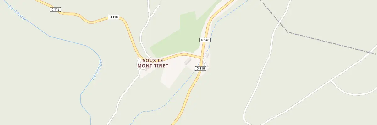 Plan du 5093 Montenet à Ravilloles