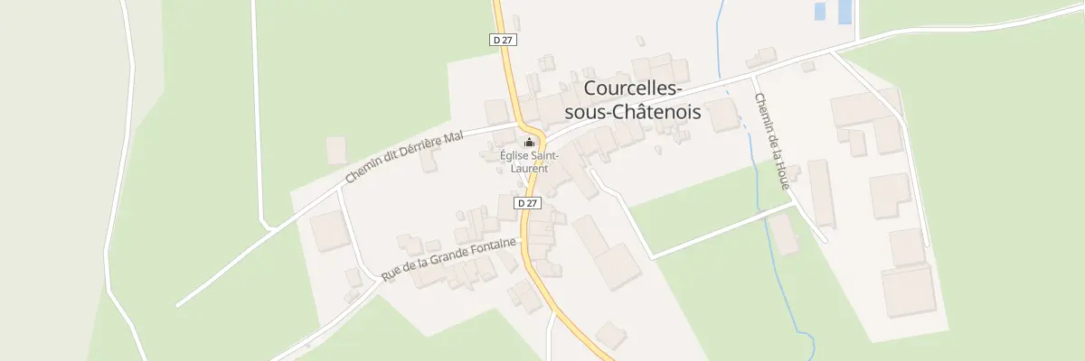 Plan du 22 Gr Grande Rue à Courcelles-sous-Châtenois