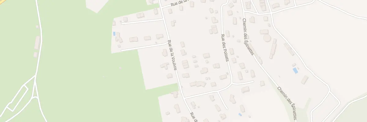 Plan du 25 Rue de la Vouivre à Crotenay