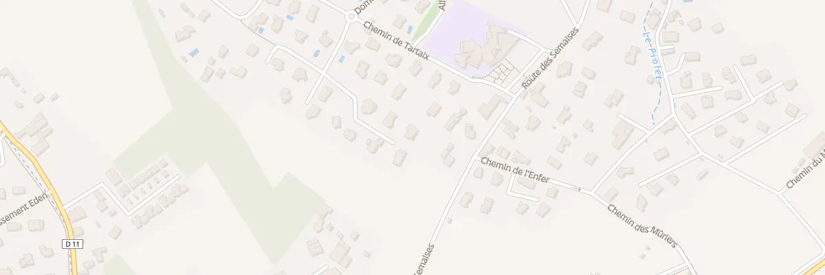 Plan du 560 Che de Tartaix à Montbonnot-Saint-Martin