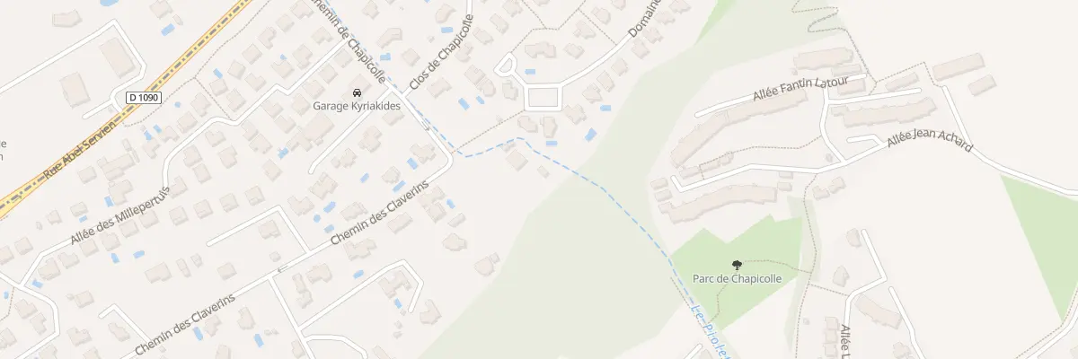 Plan du 690 Che des Claverins à Montbonnot-Saint-Martin