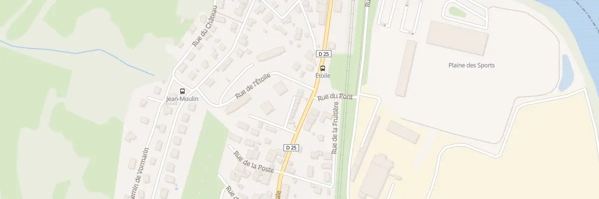 Plan du 5 Rue de l’Etoile à Valserhône