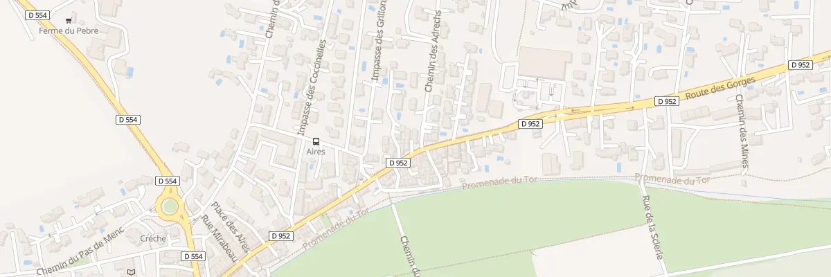 Plan du 1 Che des Adrechs à Vinon-sur-Verdon