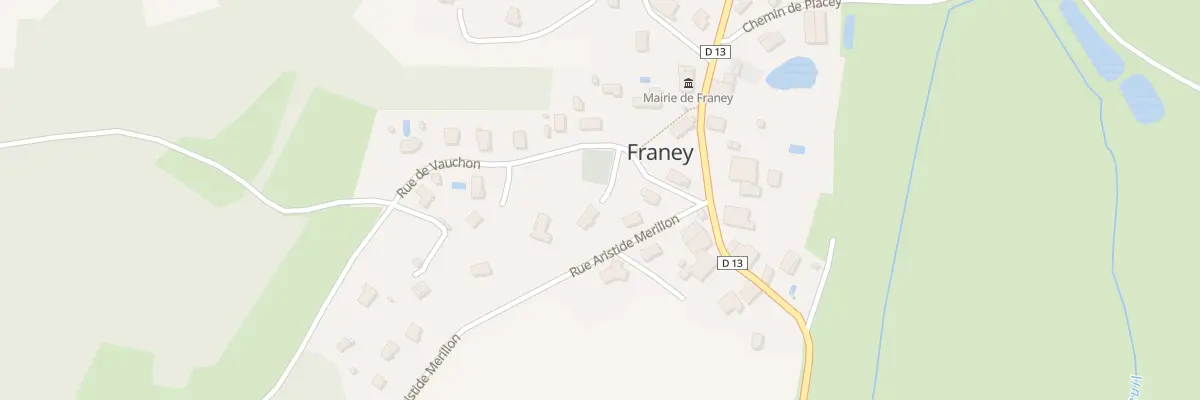 Plan du 3 Rue de Vauchon à Franey