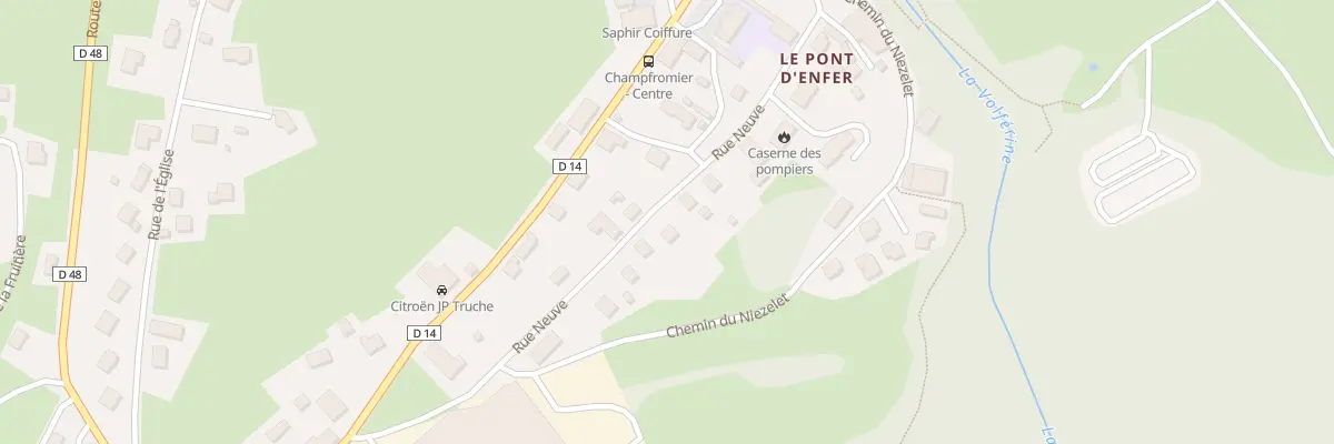 Plan du 281 Rue Neuve à Champfromier