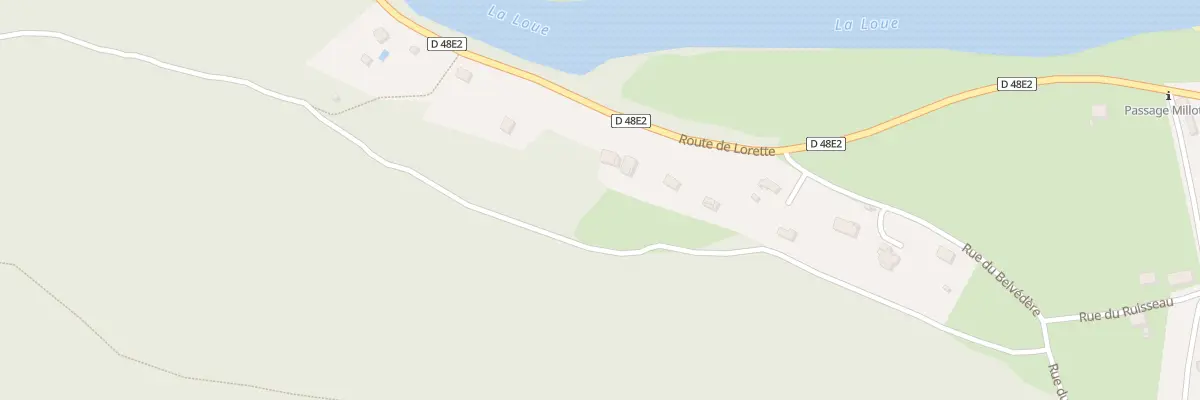 Plan du 15 Rte de Lorette à Port-Lesney