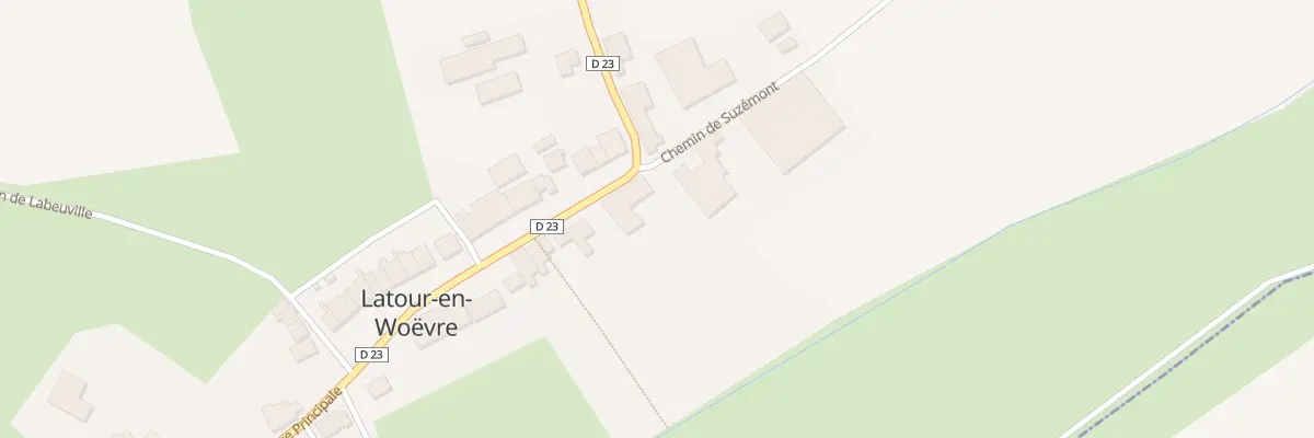Plan du 9320 Rue Principale à Latour-en-Woëvre