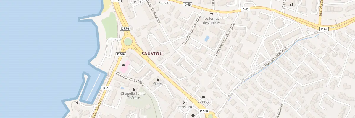 Plan du 196 Vc Carraire de Sauviou à Six-Fours-les-Plages