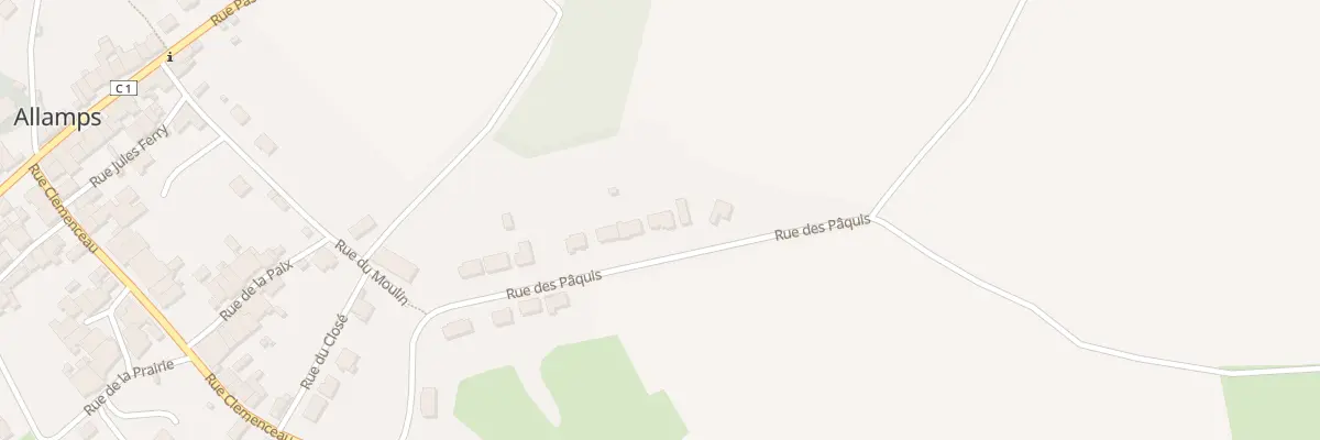 Plan du 15 Rue des Paquis à Allamps