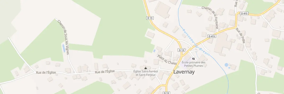 Plan du 5 Pl du Chalet à Lavernay