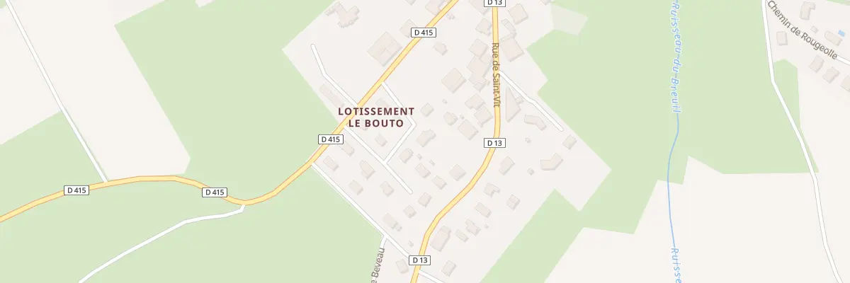 Plan du 3 Rue des Vergers du Bouto à Lavernay