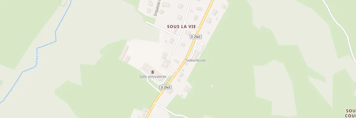 Plan du 4 Rue du Champ Traverset aux Bouchoux