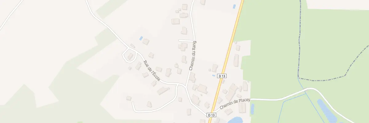 Plan du 3 Che du Rang à Franey
