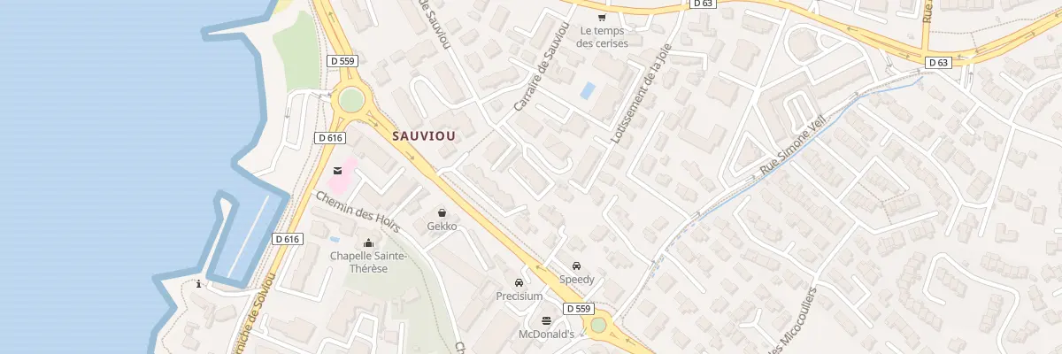 Plan du 200 Vc Carraire de Sauviou à Six-Fours-les-Plages