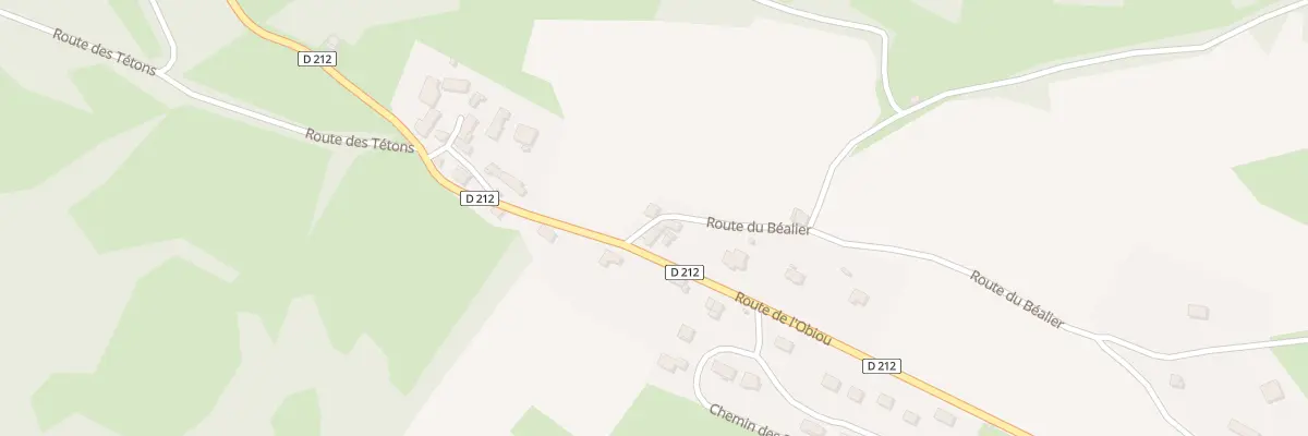Plan du 39 Rte du Bealier à Saint-Pierre-de-Méaroz