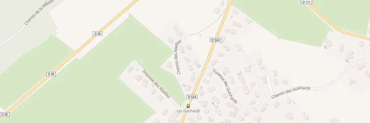 Plan du 94 Che des Abeilles à Vaulnaveys-le-Haut