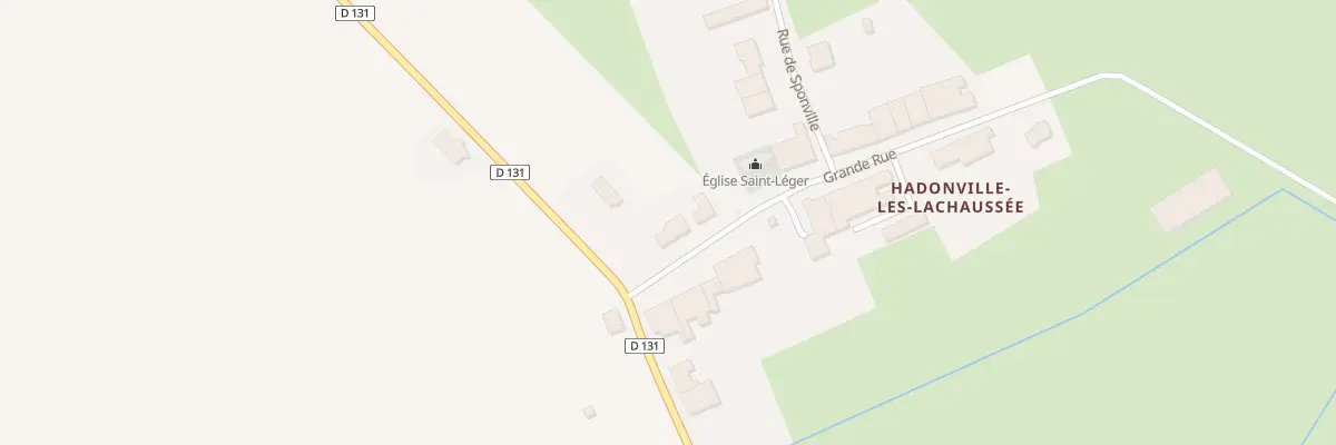 Plan du 3 Gr Grande Rue A Hadonville à Lachaussée