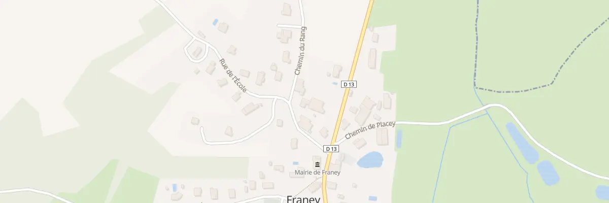 Plan du 4B Che du Rang à Franey