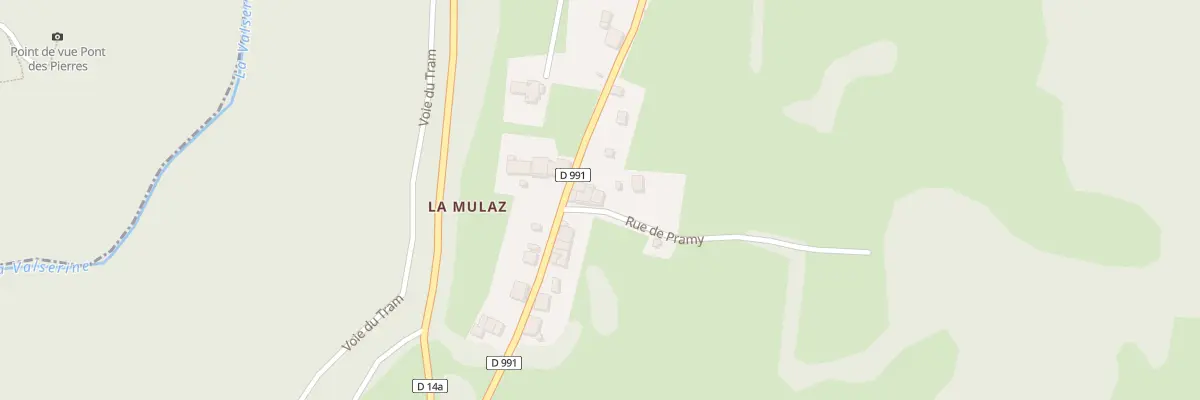 Plan du 5097 La Mulaz à Confort