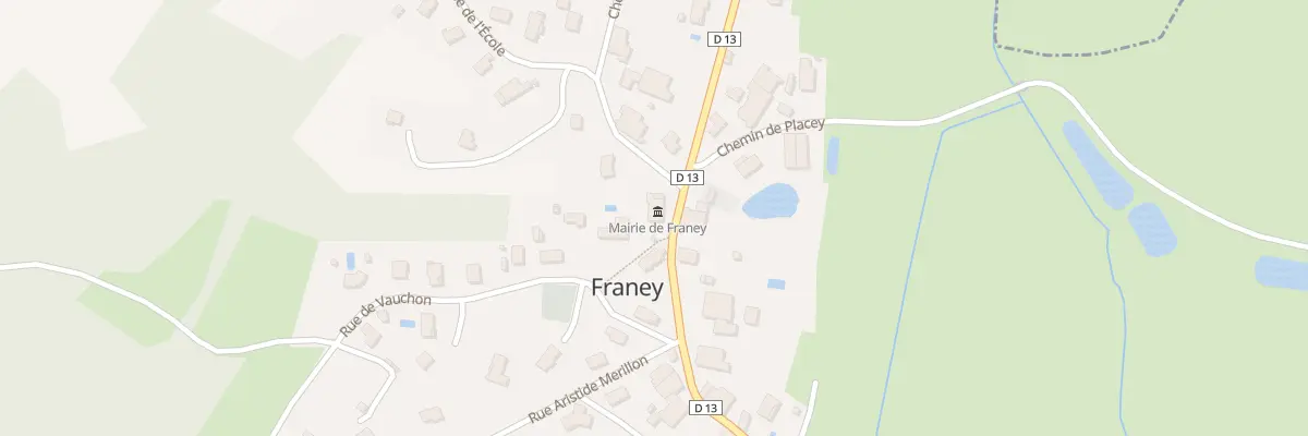 Plan du 24 Gr Gde Rue à Franey