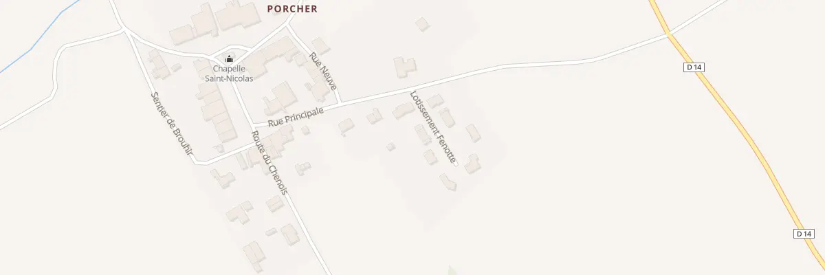Plan du 2 Lotissement Fenotte à Brainville