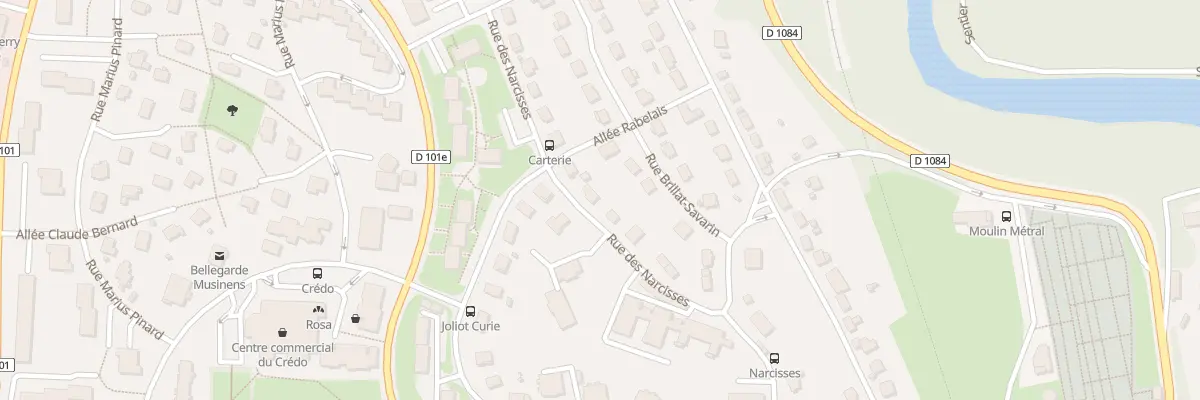 Plan du 154 Rue des Narcisses à Valserhône