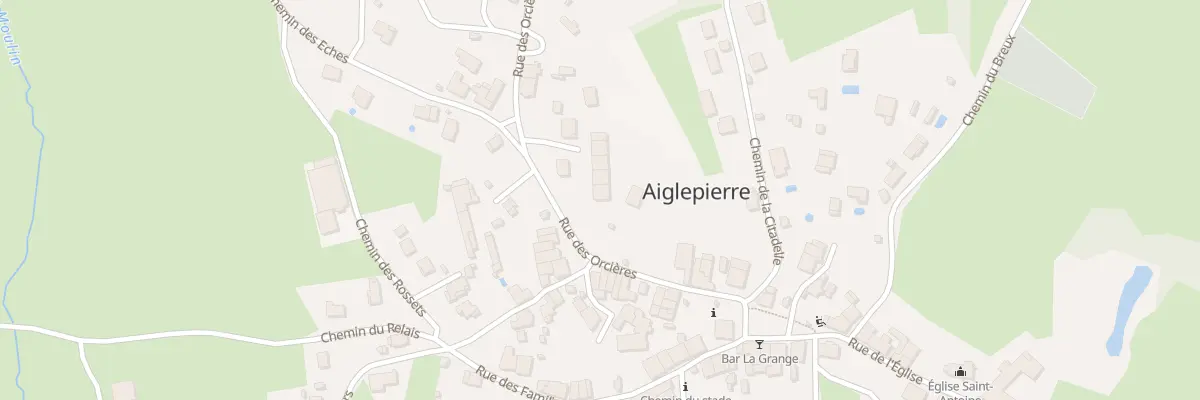 Plan du 4A Rue des Orcières à Aiglepierre