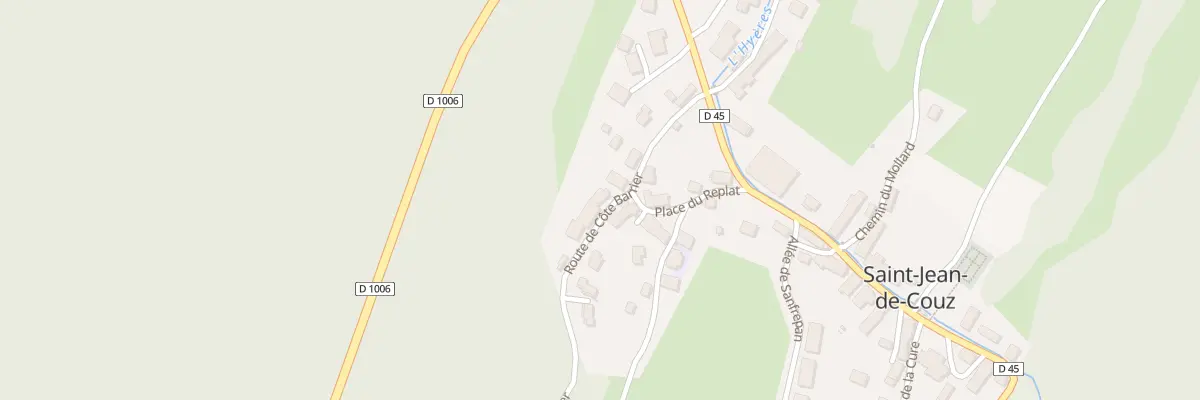Plan du 134 Rte de Côte Barrier à Saint-Jean-de-Couz