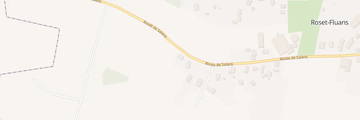 Plan du 61 Rue de Salans à Roset-Fluans