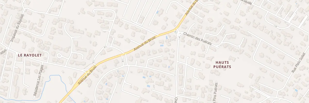 Plan du 645 Che des Puérats à Six-Fours-les-Plages