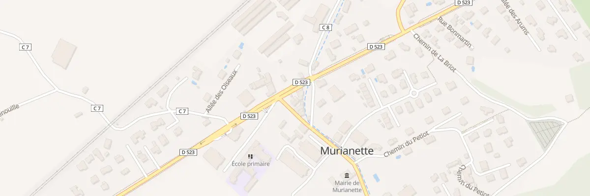 Plan du 16 Rue Charles de Gaulle à Murianette