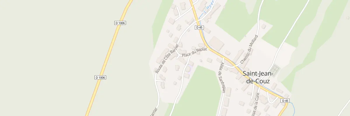 Plan du 5014 Le Replat à Saint-Jean-de-Couz