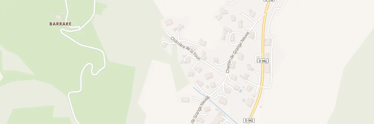 Plan du 5106 La Grange et Les Pres Neuf à Val Buëch-Méouge