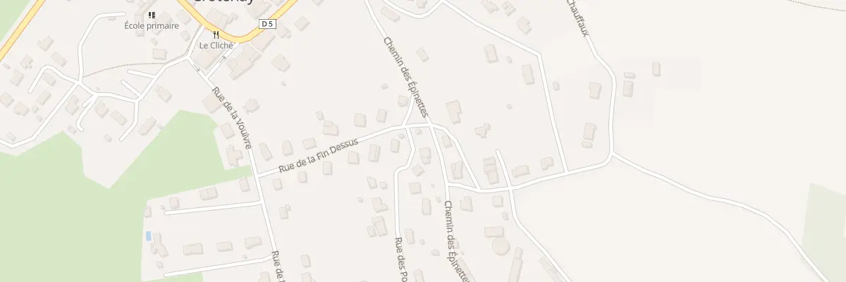 Plan du 28 Rue des Poisets à Crotenay