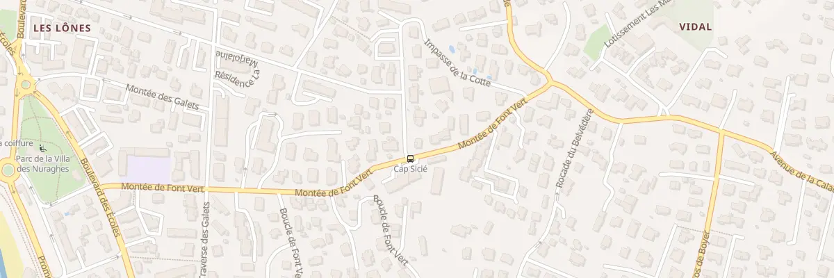 Plan du 559 Rue de la Colline à Six-Fours-les-Plages