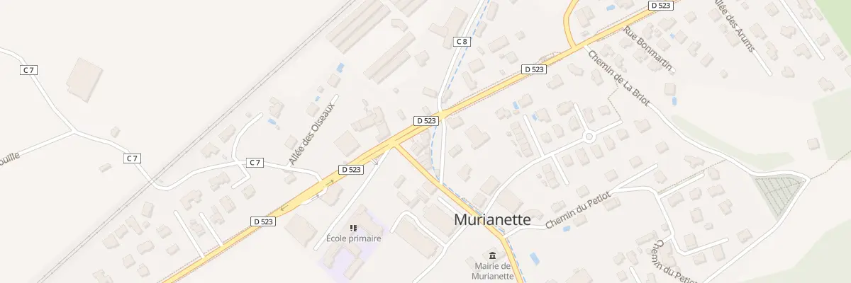 Plan du 20 Rue Charles de Gaulle à Murianette