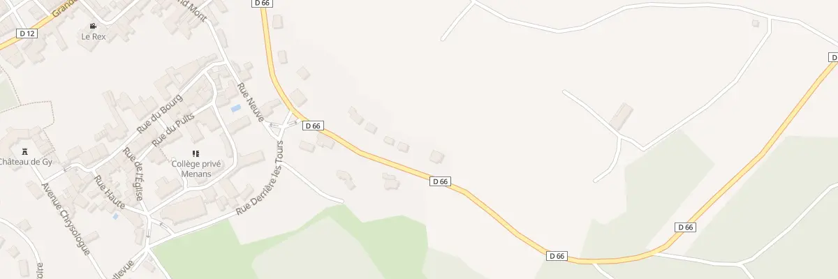 Plan du 15 Av Saint-Symphorien à Gy