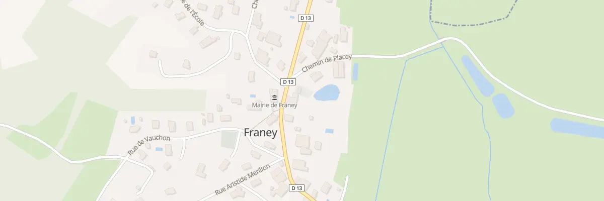 Plan du 21 Gr Gde Rue à Franey