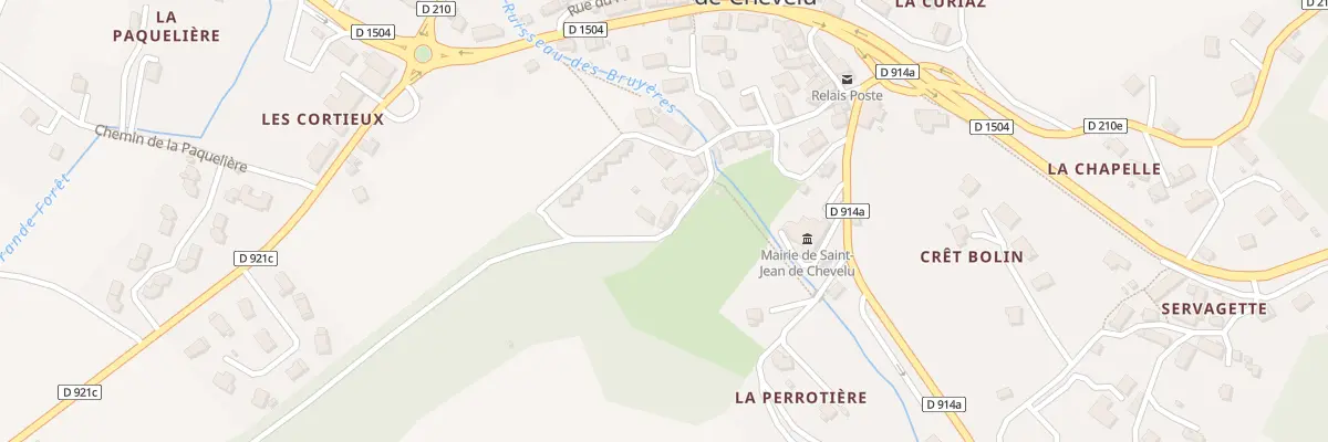 Plan du 5398F Sous le Bois à Saint-Jean-de-Chevelu