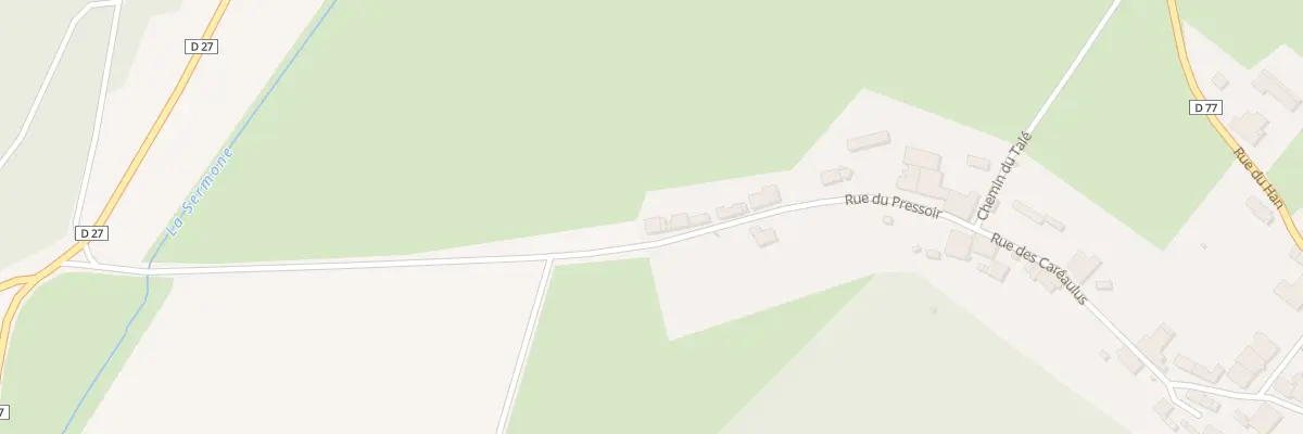 Plan du 16 Rue du Pressoir à Vouxey