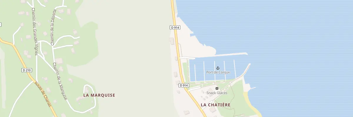 Plan du 1126 Rte du Bord du Lac à Conjux