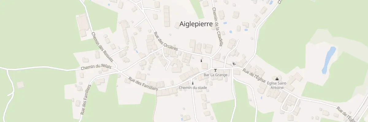 Plan du 9 Rue des Orcières à Aiglepierre