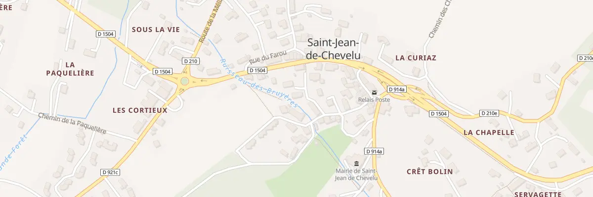 Plan du 5349F Chevelu à Saint-Jean-de-Chevelu