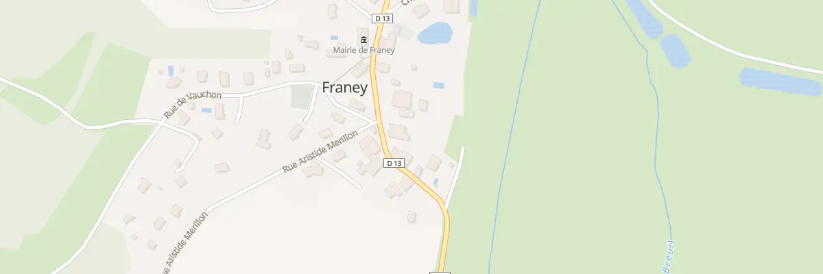 Plan du 29 Gr Grande Rue à Franey