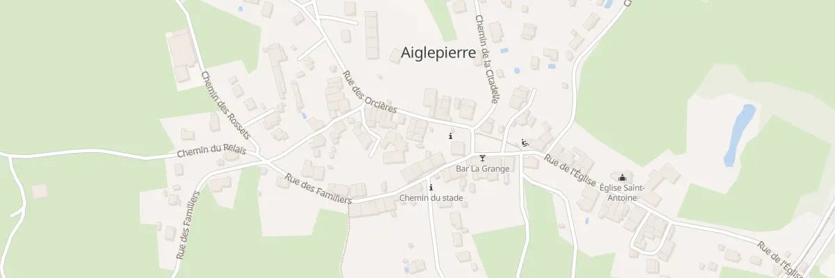 Plan du 5 Rue des Orcières à Aiglepierre